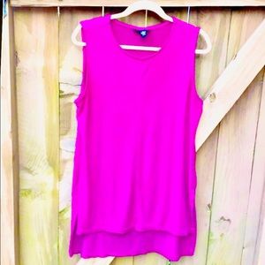 Alfani Hibiscus Pink Tunic M